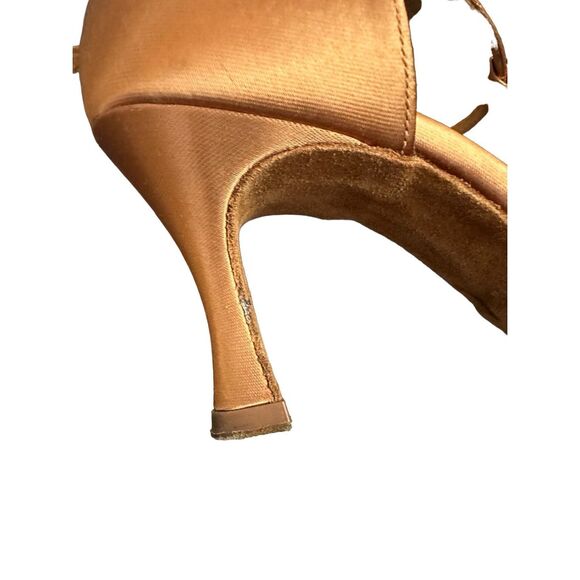 Supa Dance Dark Tan Sateen Leather designed - Picture 10 of 11